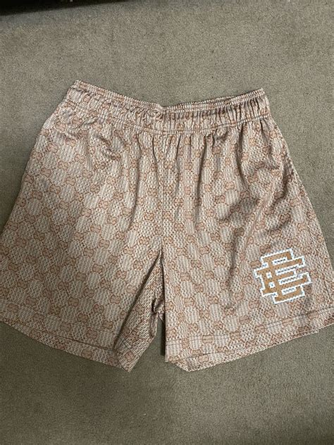 eric emanuel gucci print shorts